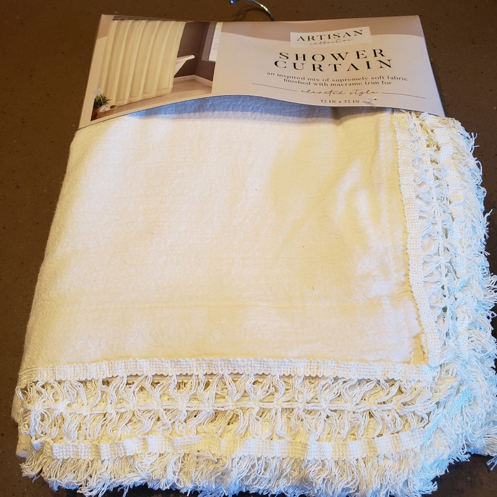 Ivory Shower Curtain